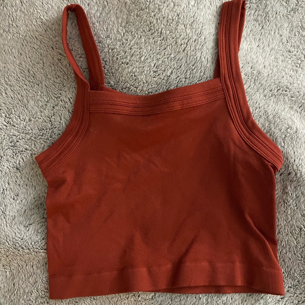Urban Outiftters Seamless Rust Crop Tank